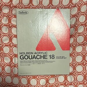 Holbein Acrylic Gouache 18 Color Set Professional Artist Paint New
